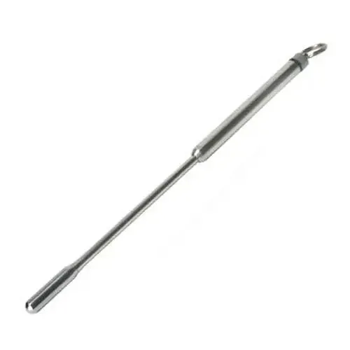 Kink Industries Stainless Steel Silver Vibrating Bondage Urethral Sound