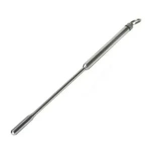 Kink Industries Stainless Steel Silver Vibrating Bondage Urethral Sound
