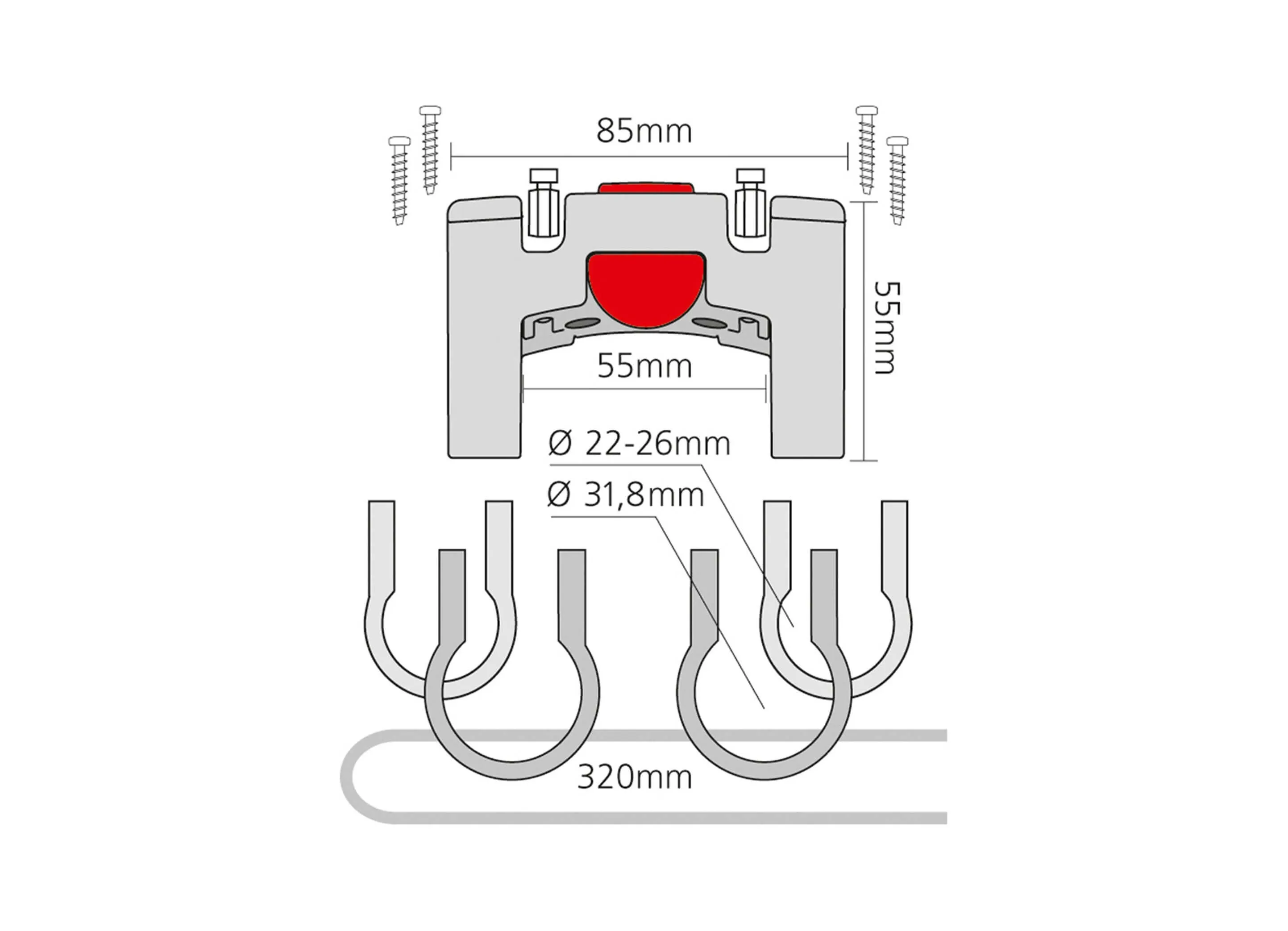 KLICKfix Handlebar Adapter Universal