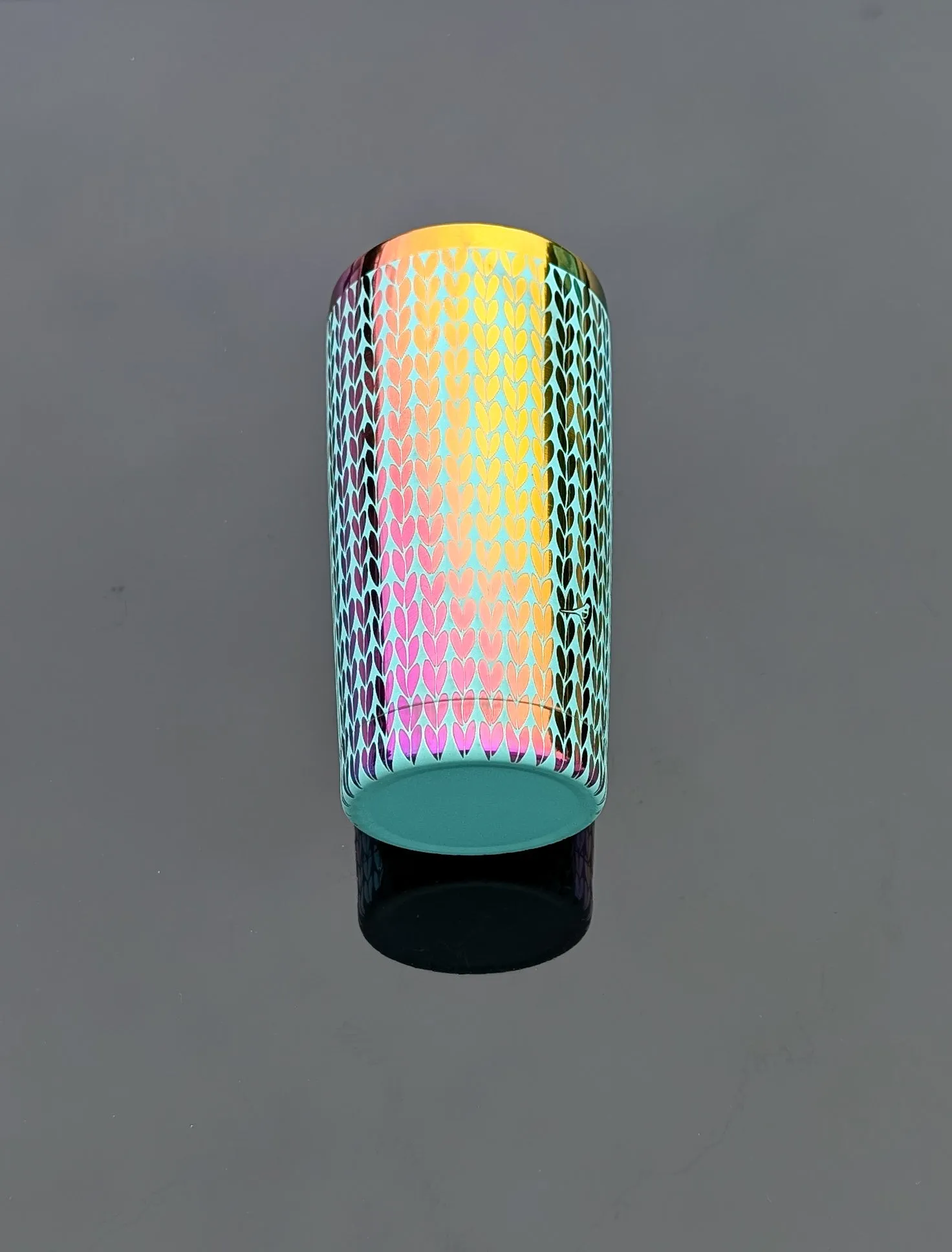 Knit Tumbler (20oz travel mug style) - rainbow