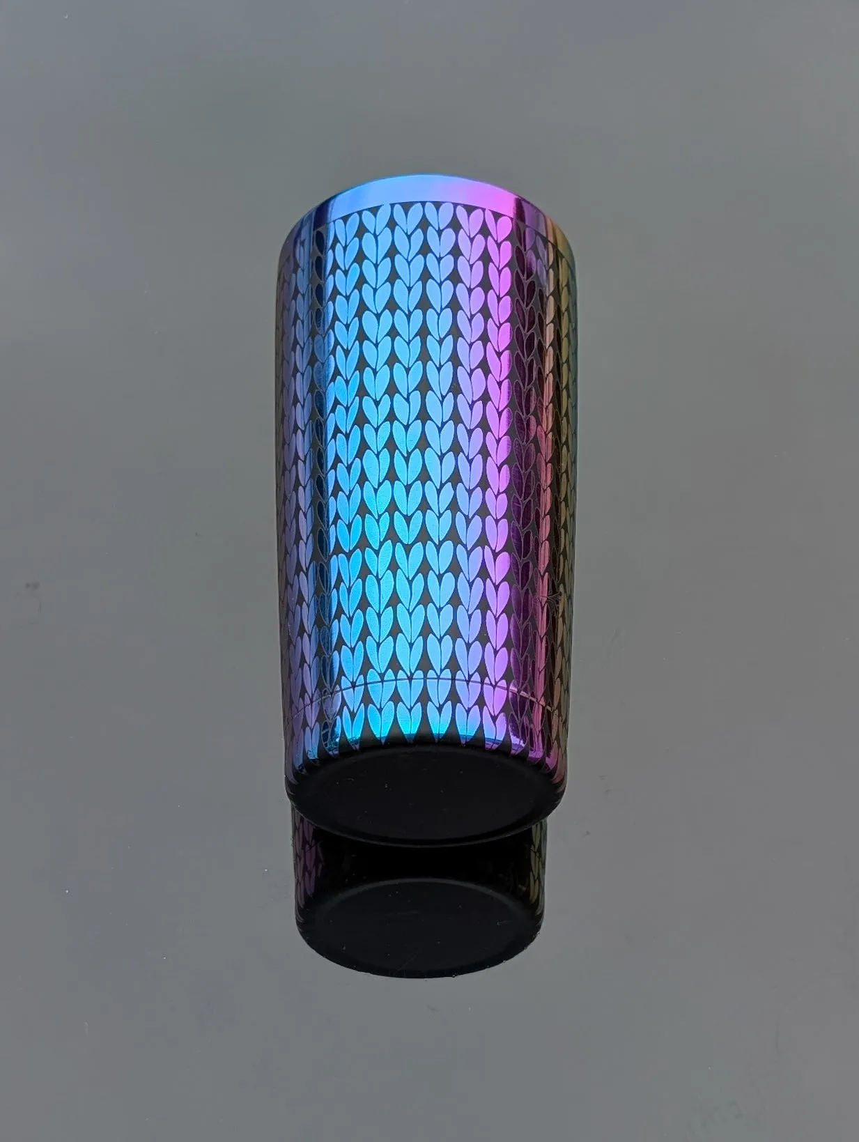 Knit Tumbler (20oz travel mug style) - rainbow
