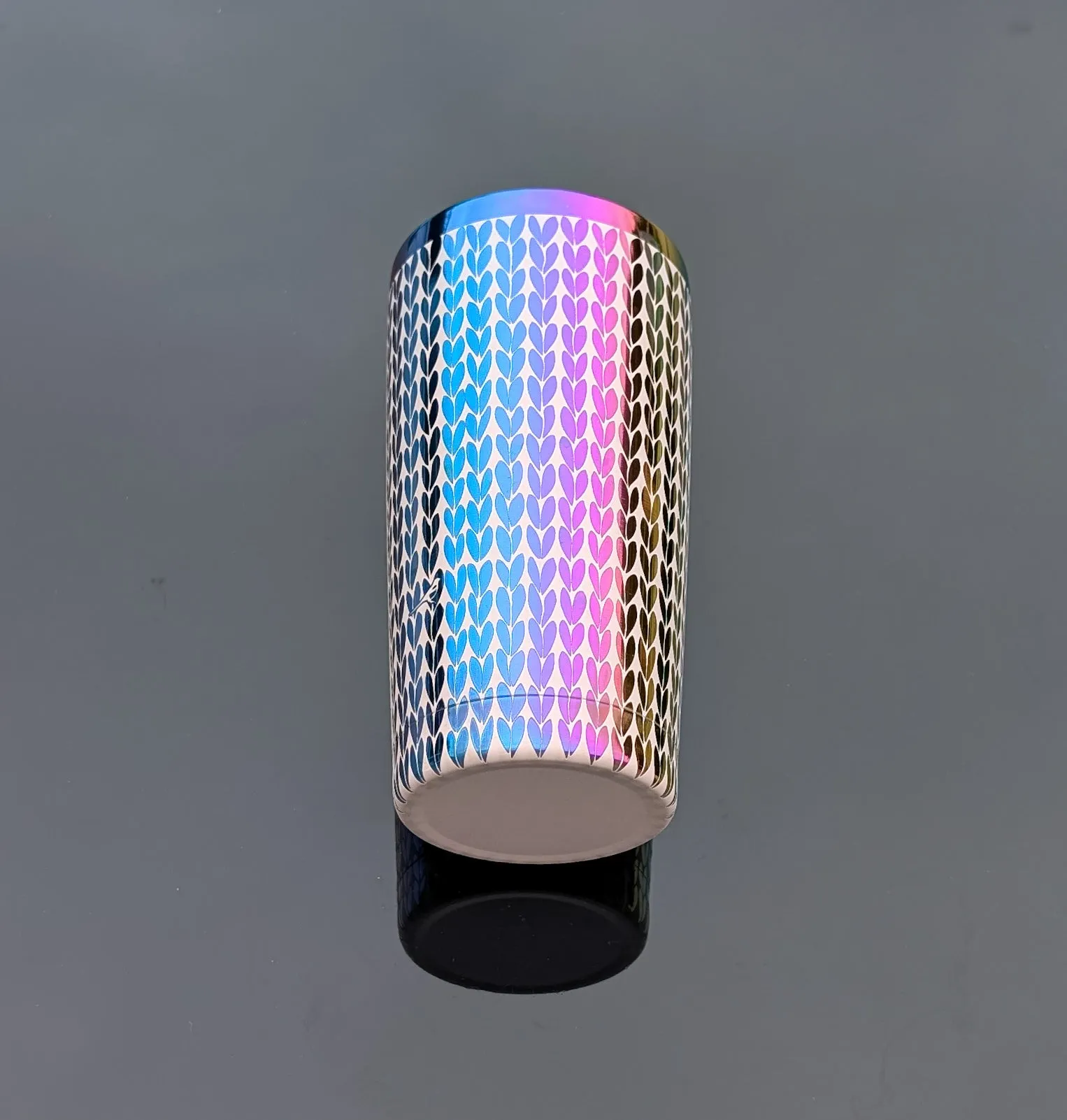 Knit Tumbler (20oz travel mug style) - rainbow
