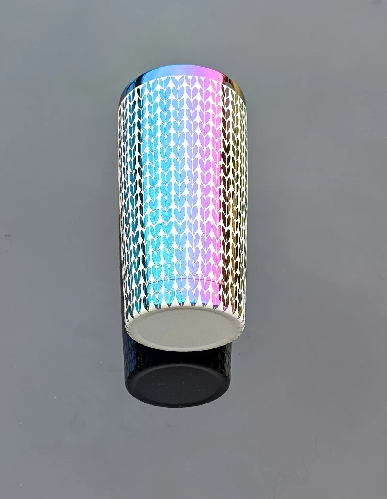 Knit Tumbler (20oz travel mug style) - rainbow