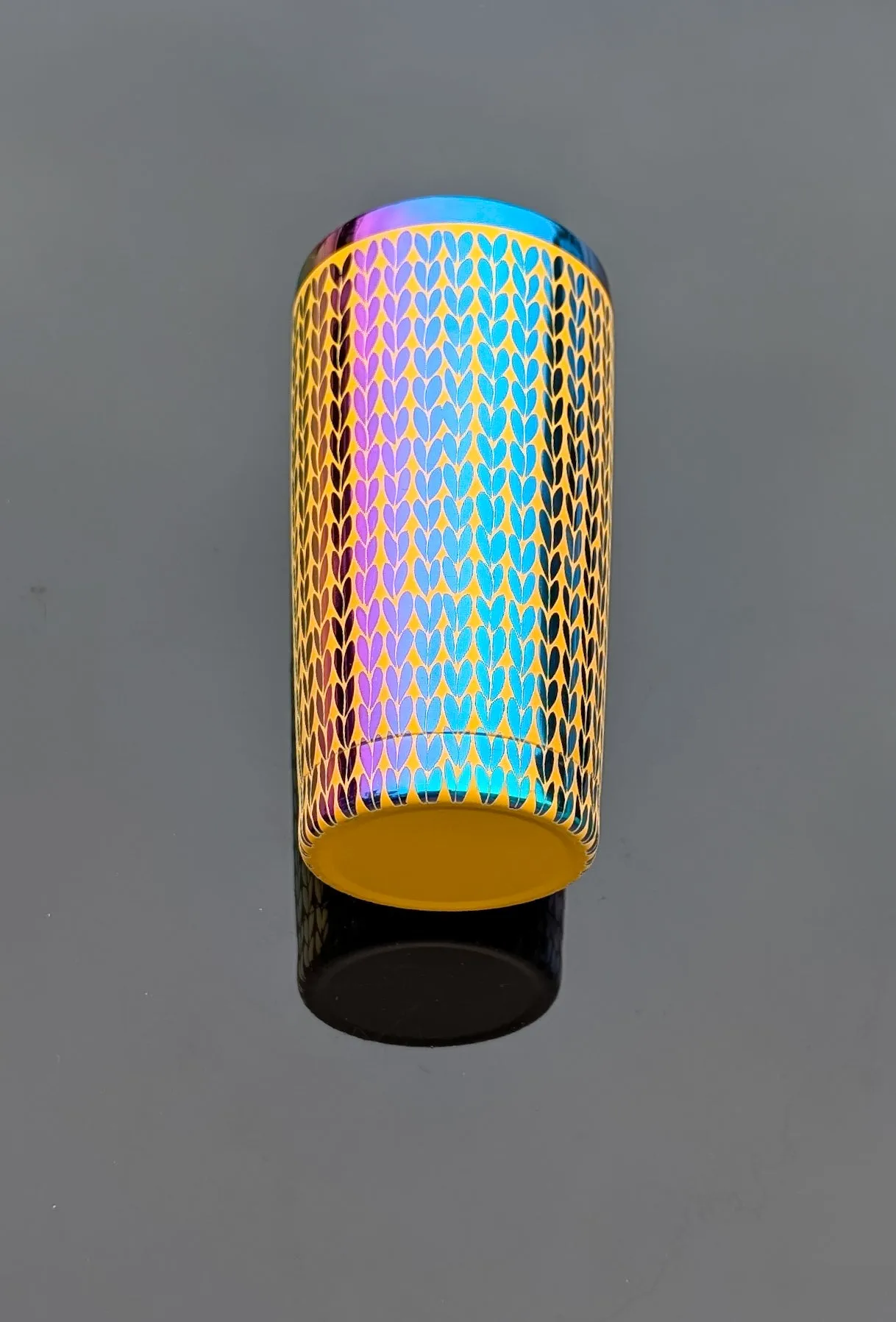 Knit Tumbler (20oz travel mug style) - rainbow
