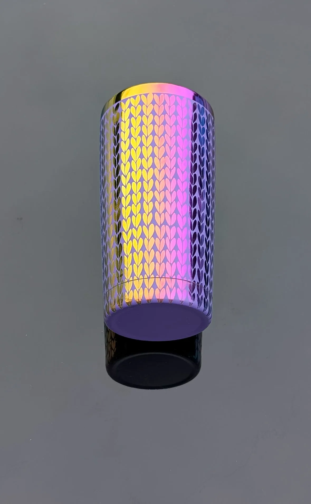 Knit Tumbler (20oz travel mug style) - rainbow