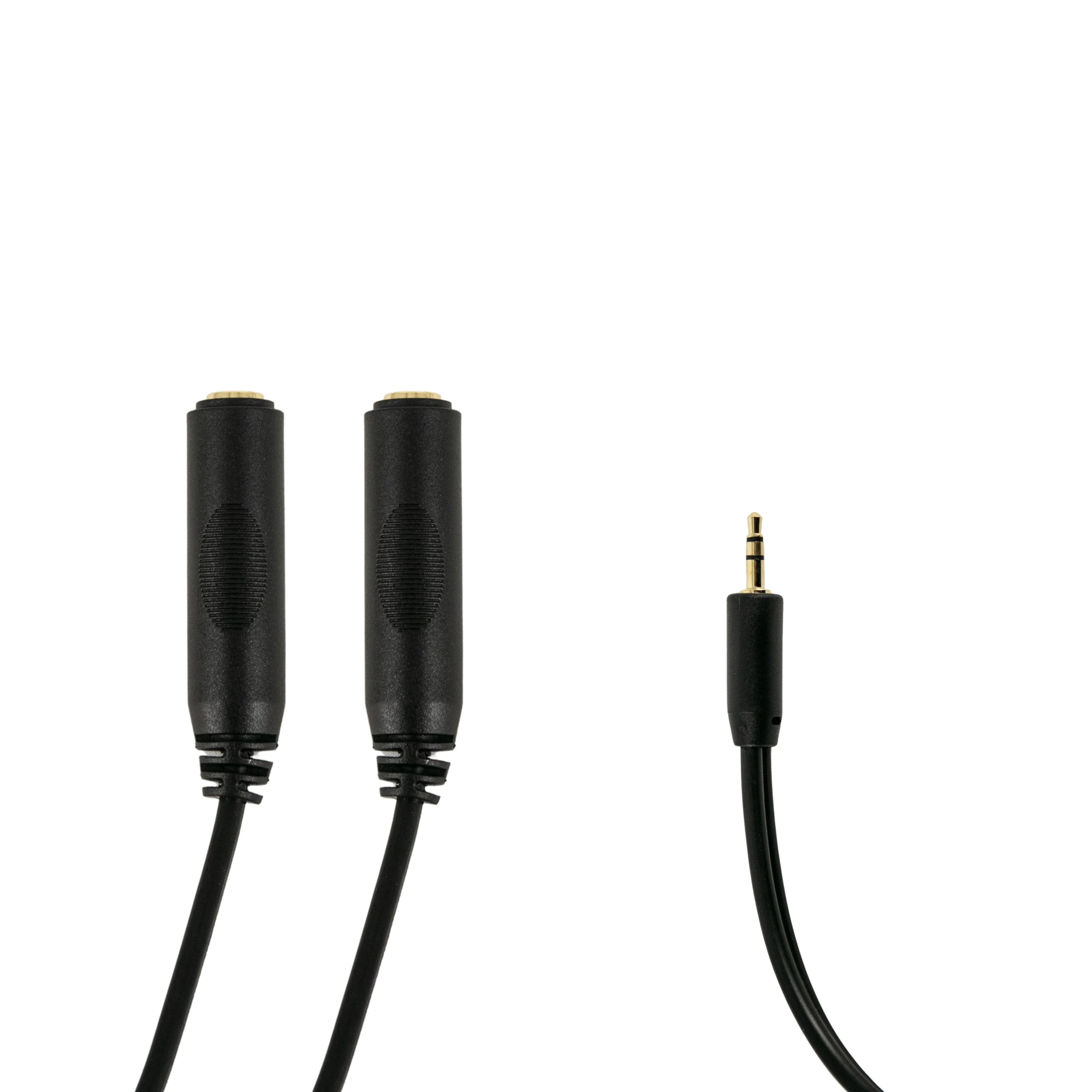 koda essential Stereo Breakout Cable, 3.5 mm TRS to Dual 1/4 inch Femalele TS