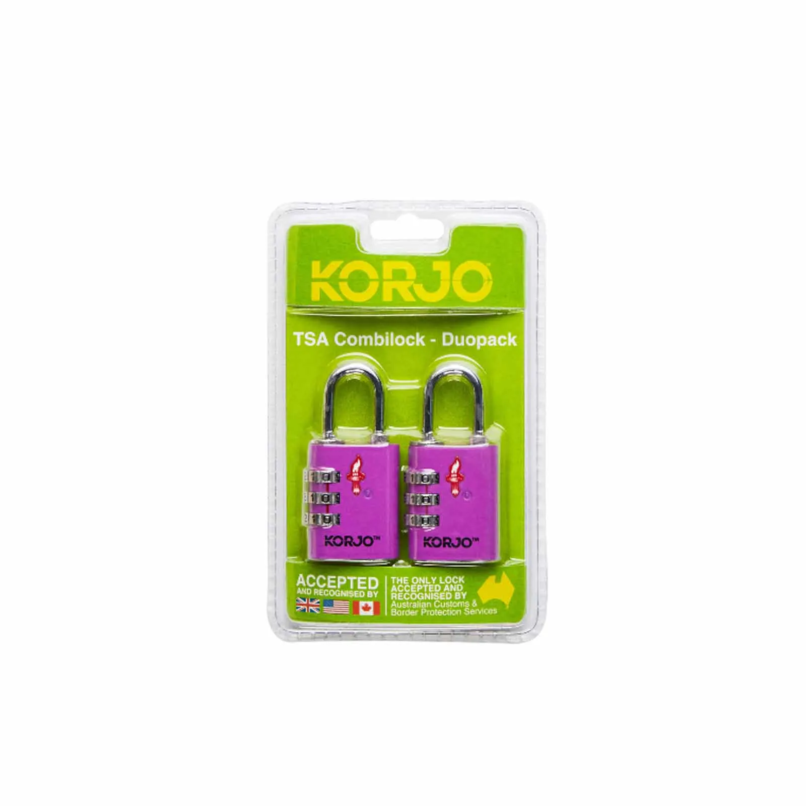 Korjo TSA Combilock Duopack