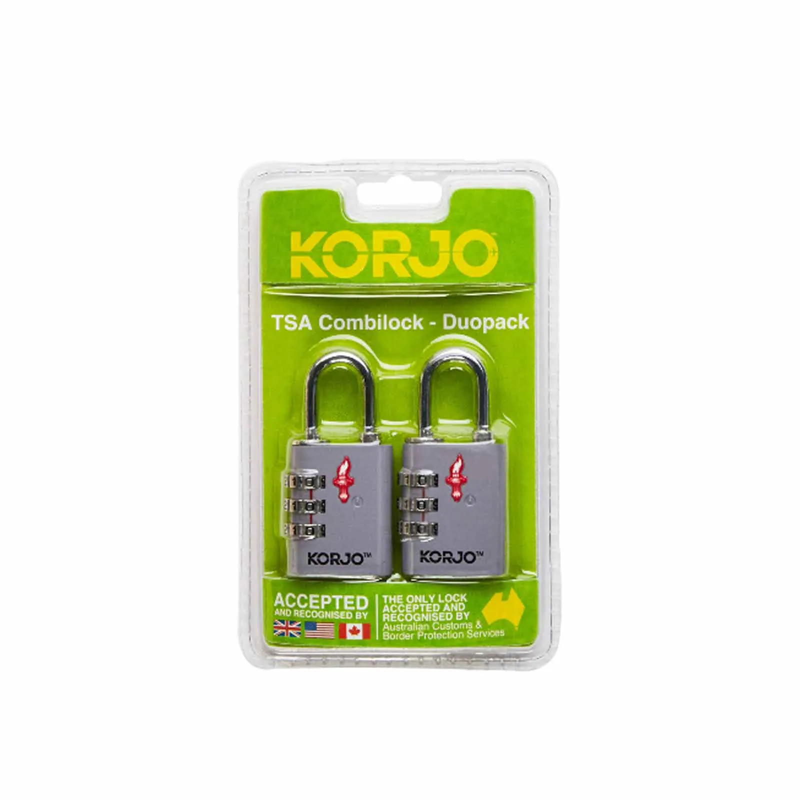 Korjo TSA Combilock Duopack