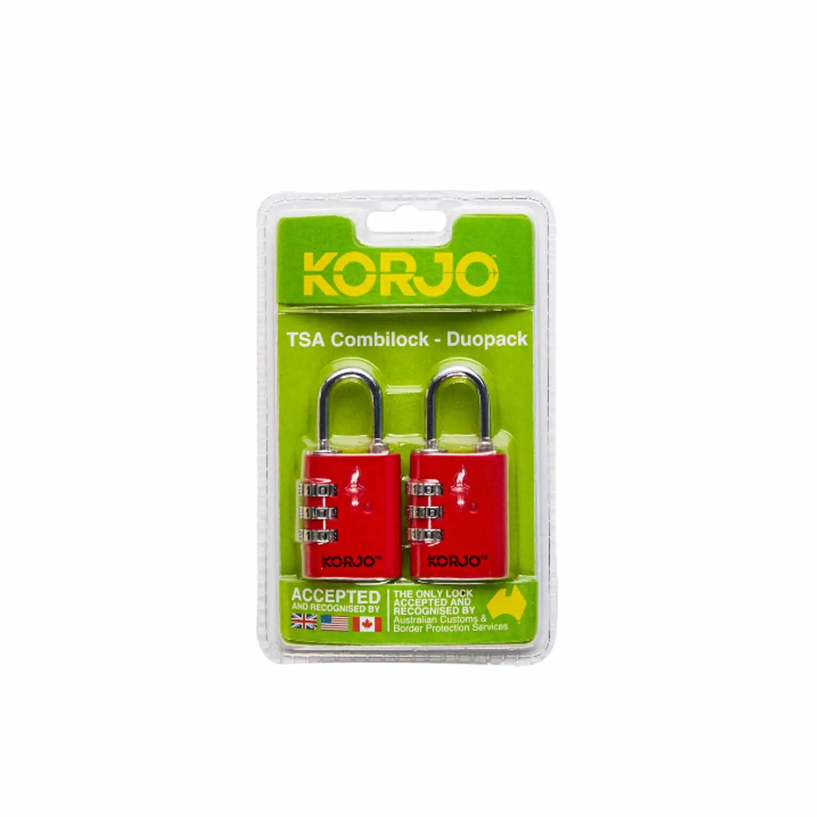 Korjo TSA Combilock Duopack