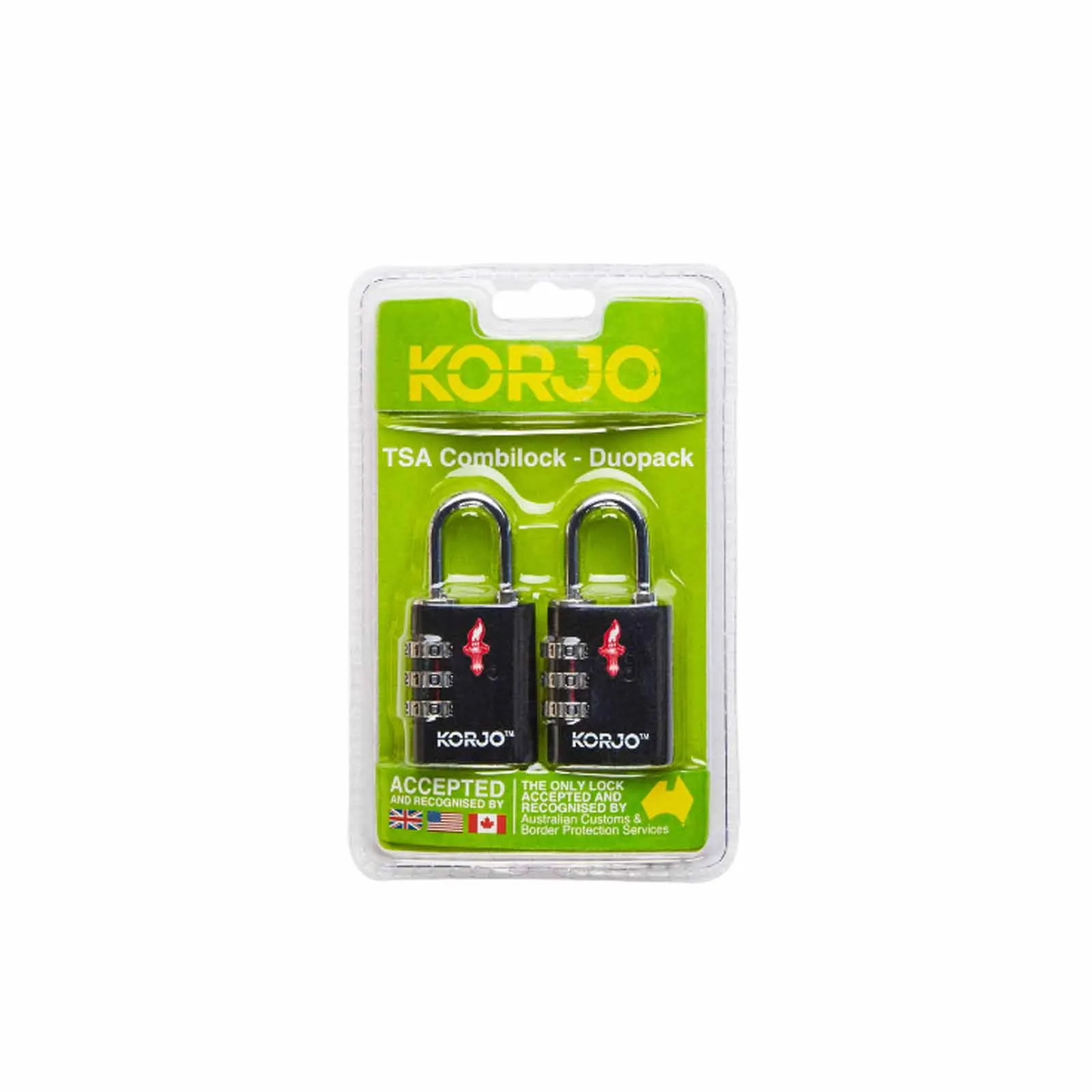 Korjo TSA Combilock Duopack