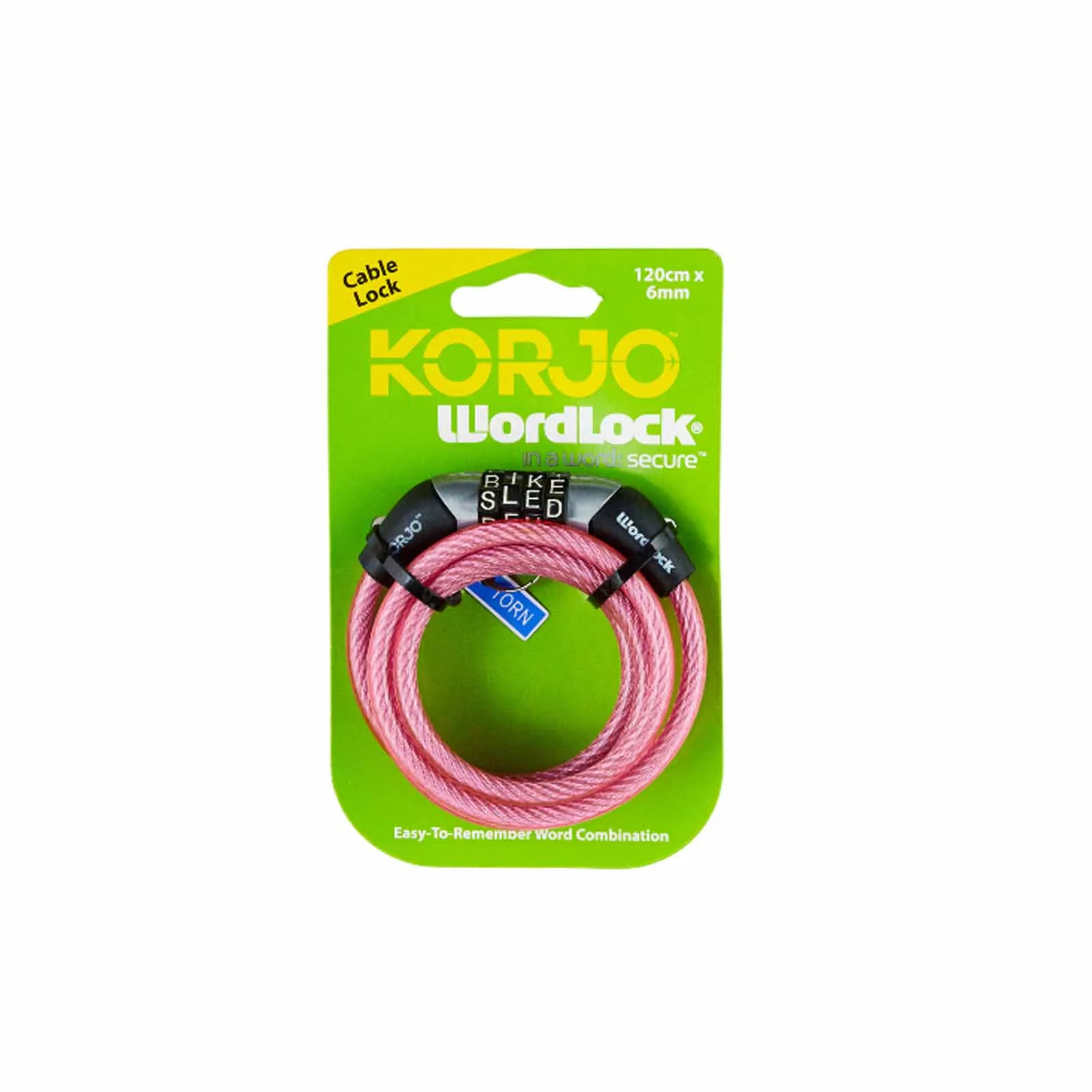 Korjo Wordlock Mini-Cable Lock
