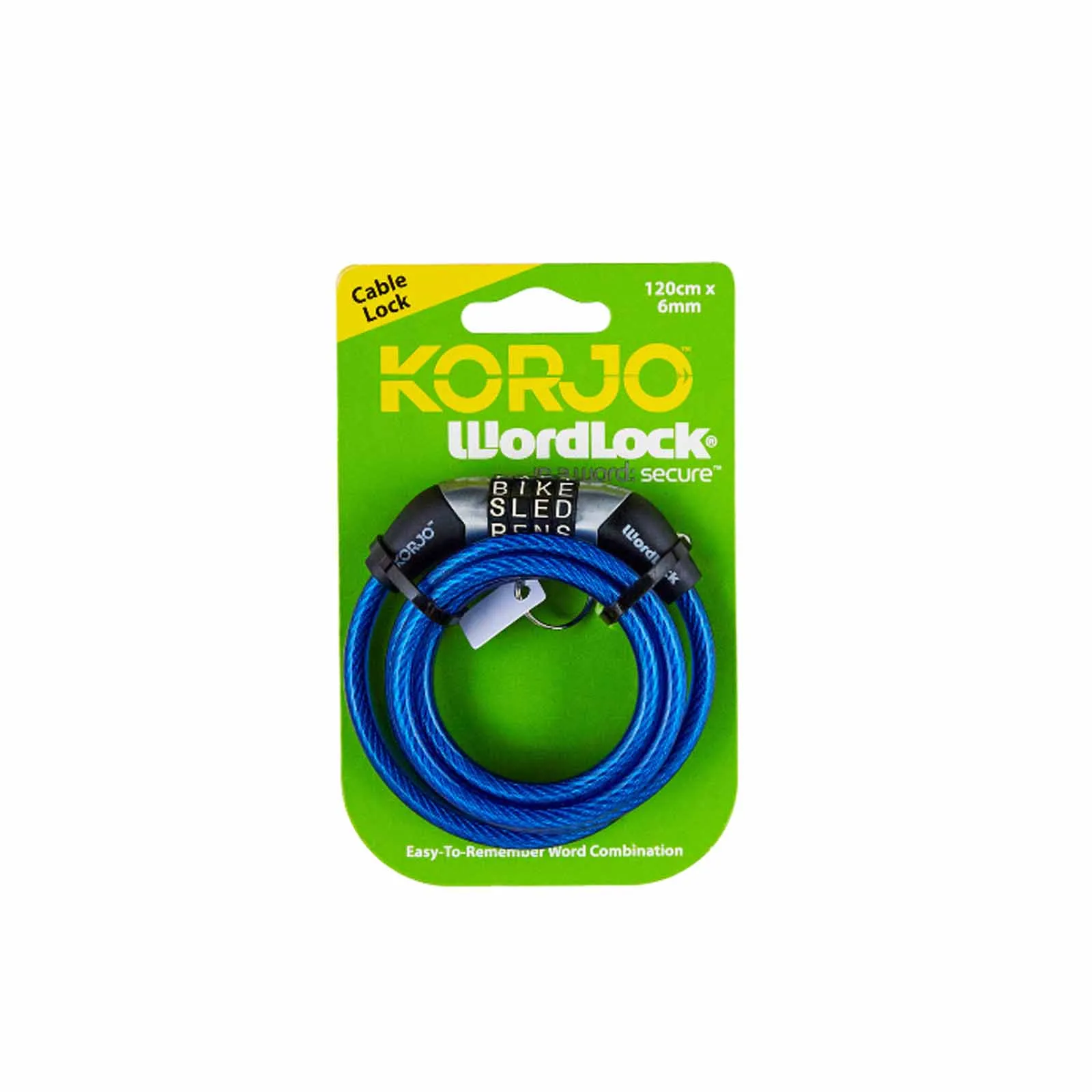 Korjo Wordlock Mini-Cable Lock
