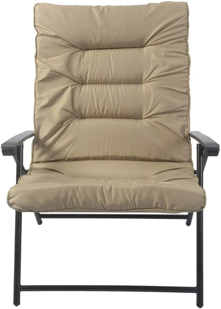 Kozyard Elsa 3 Pieces Outdoor Patio Furniture Padded Folding Sets for Yard, Patio, Deck or Backyard