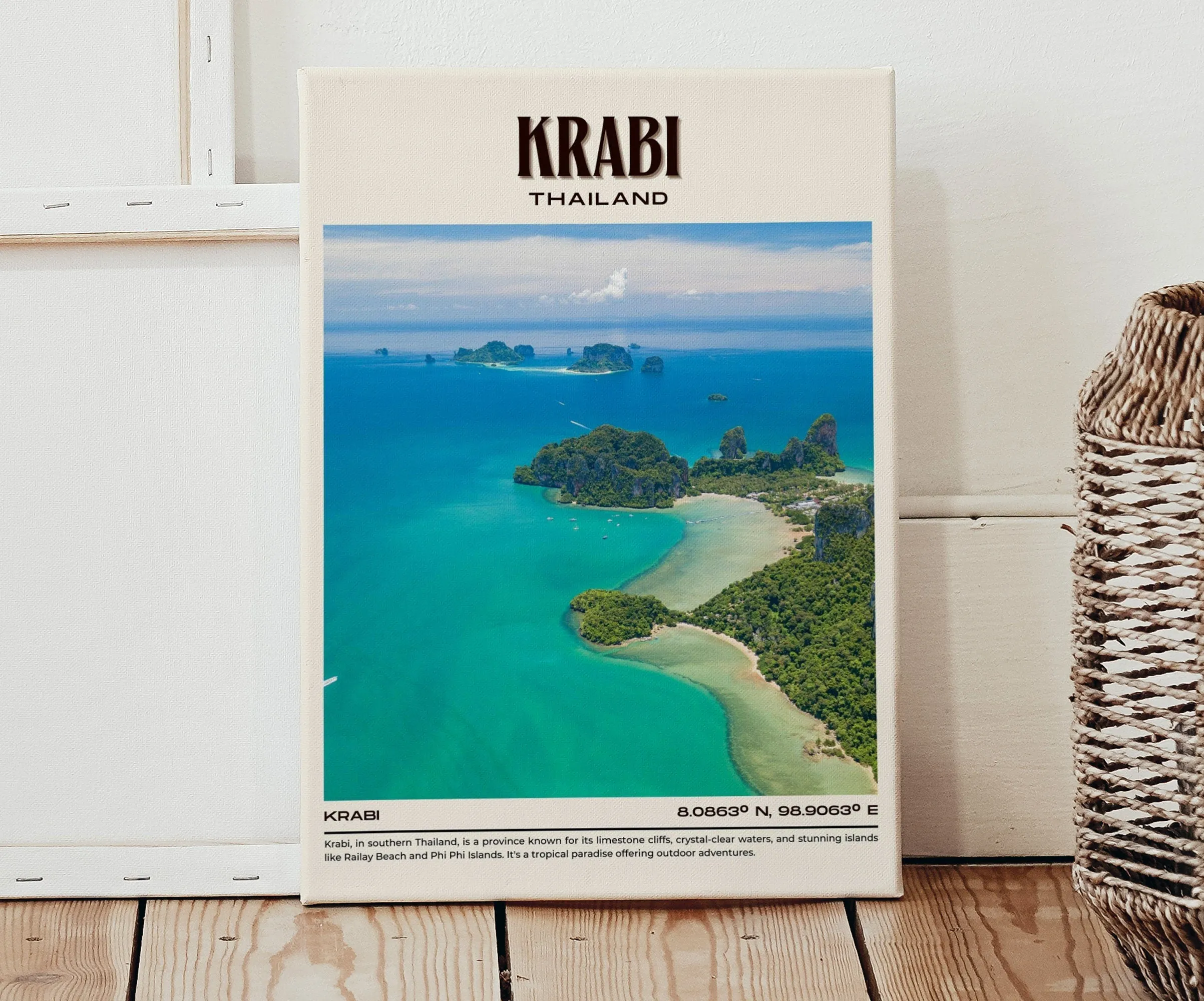 Krabi Vintage Wall Art, Thailand