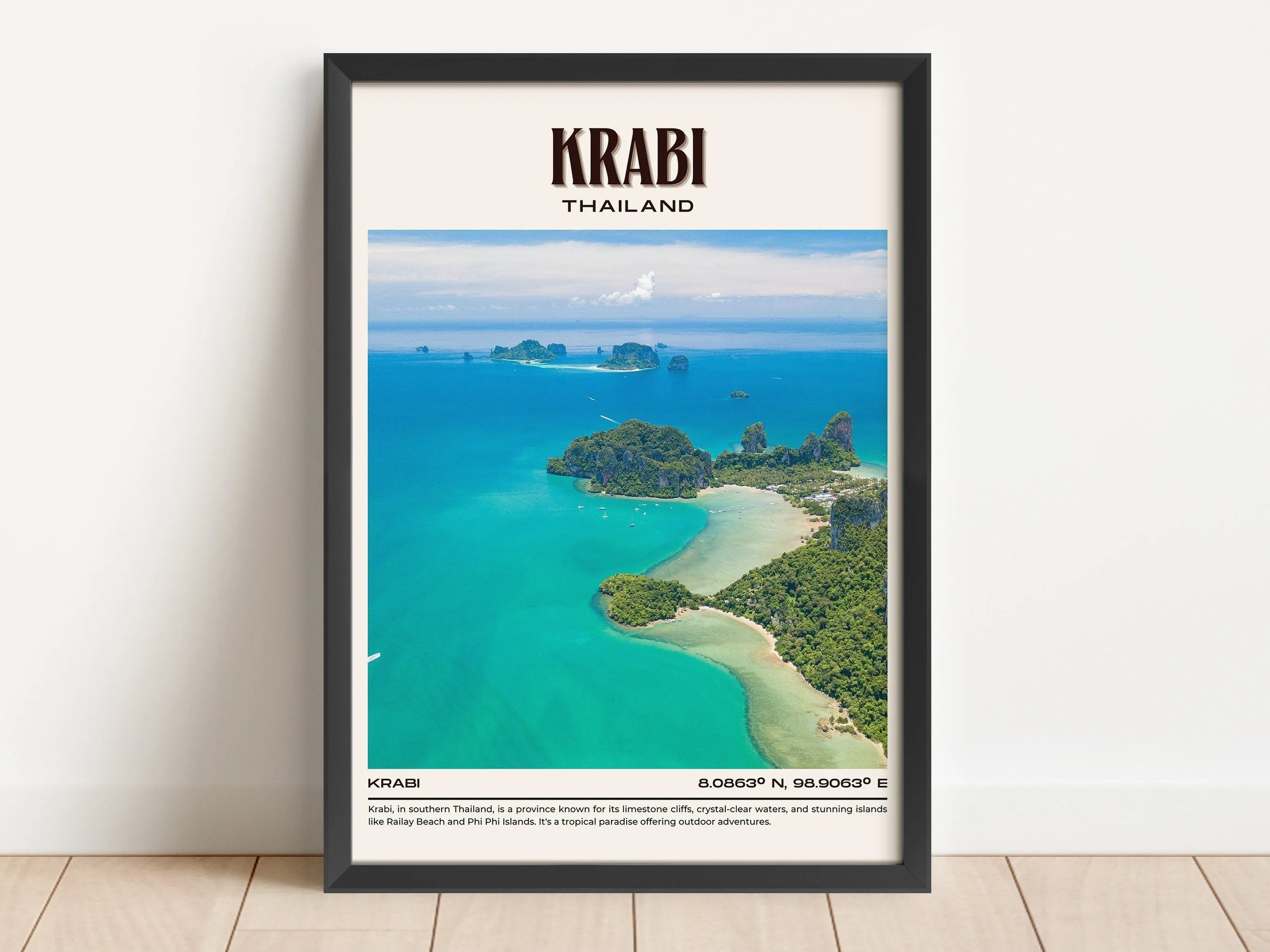 Krabi Vintage Wall Art, Thailand