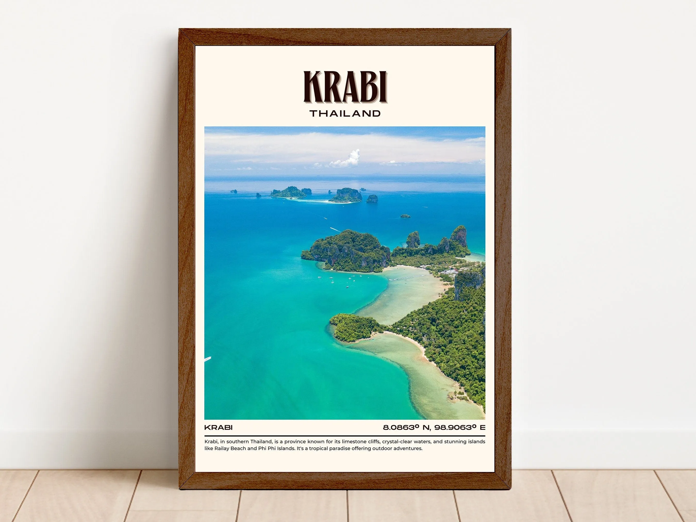 Krabi Vintage Wall Art, Thailand