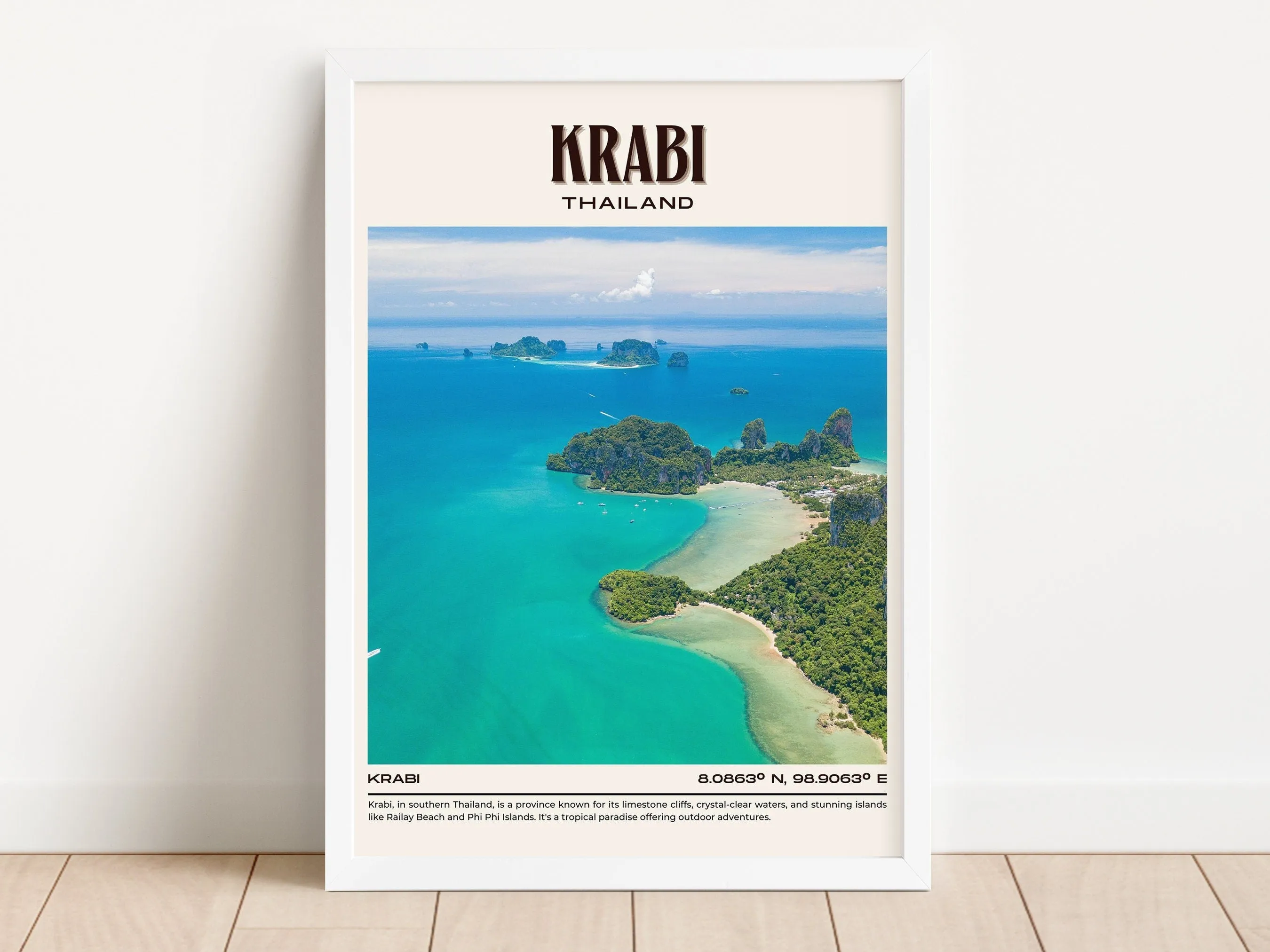 Krabi Vintage Wall Art, Thailand
