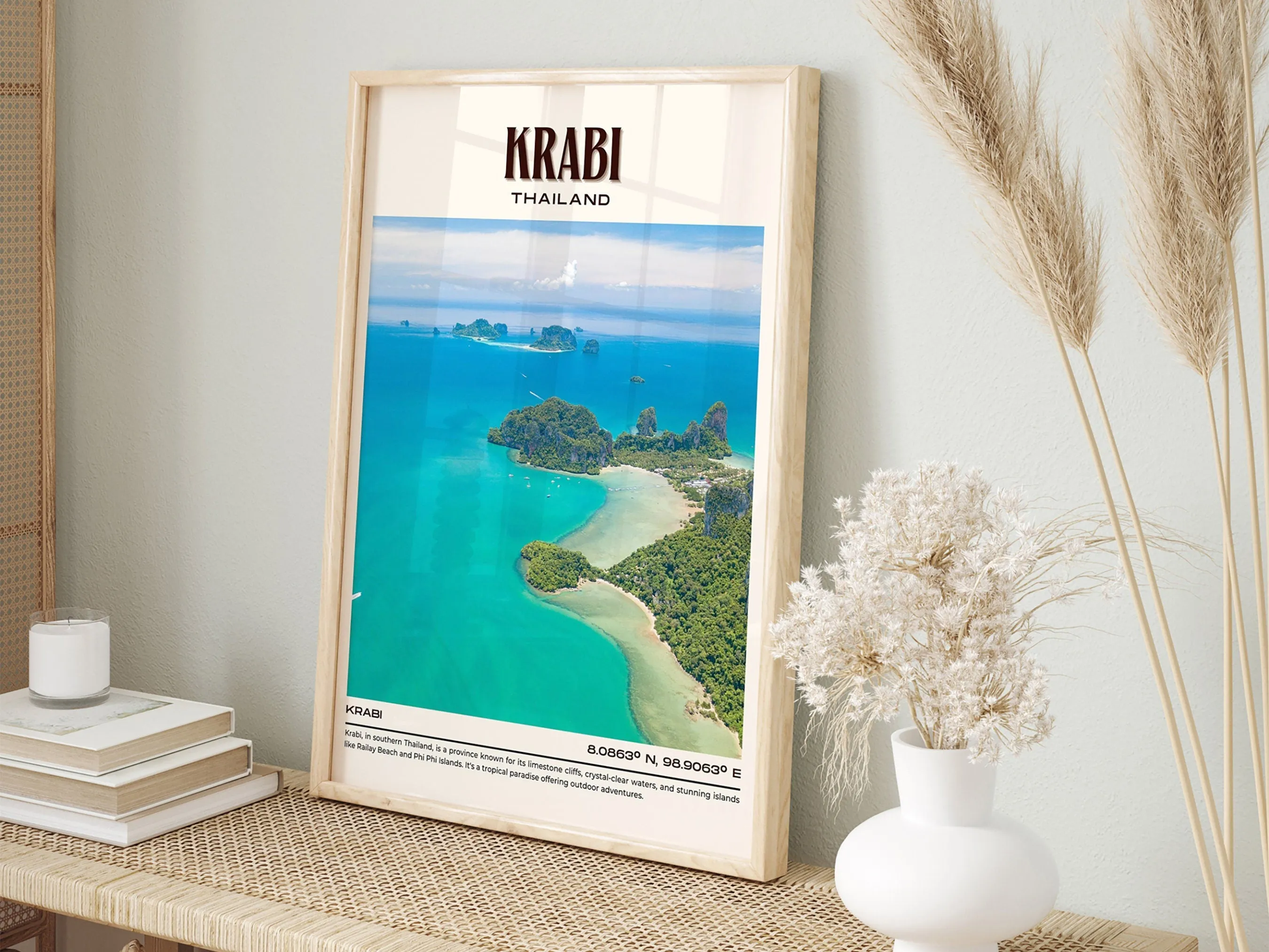 Krabi Vintage Wall Art, Thailand