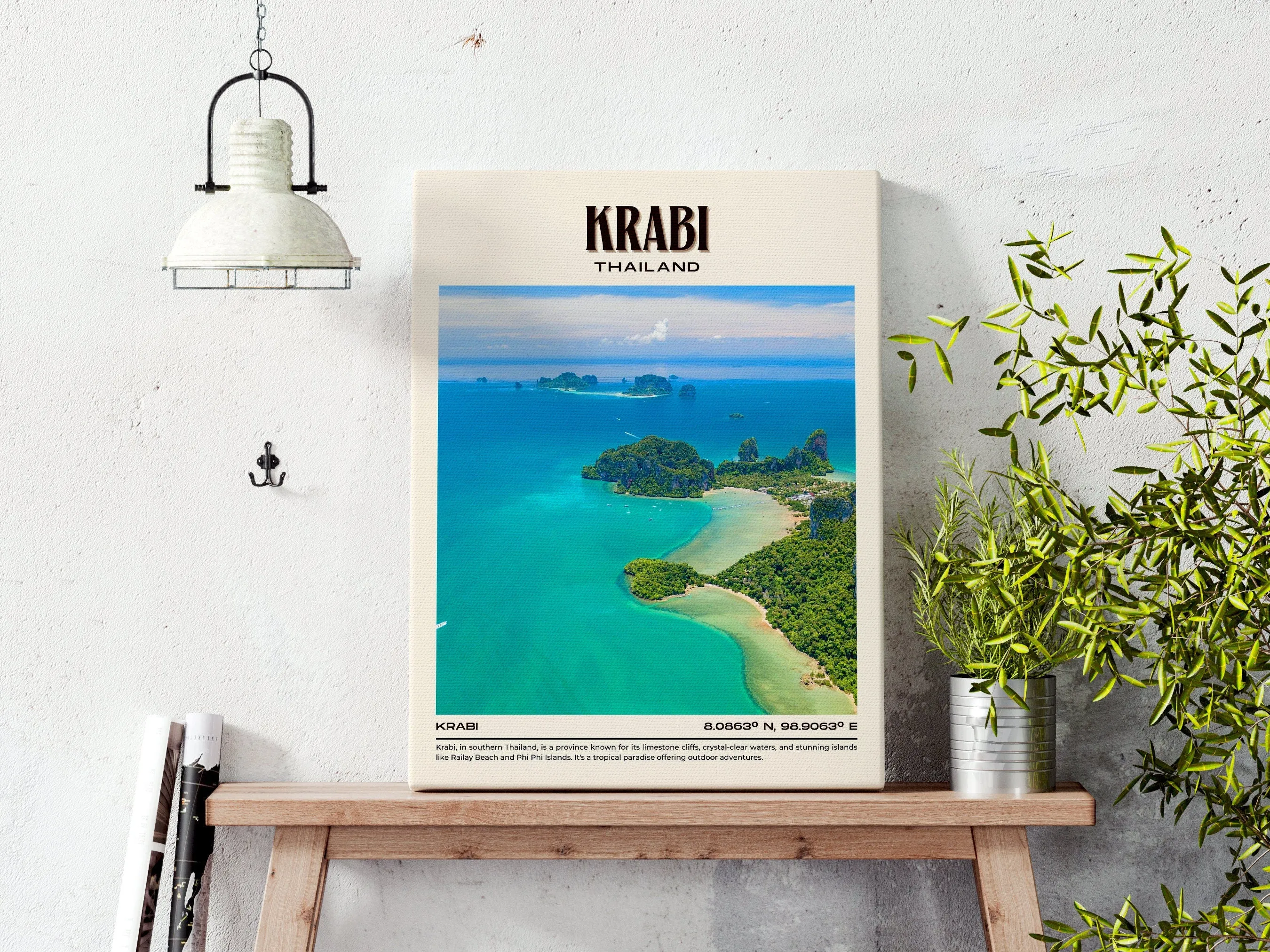 Krabi Vintage Wall Art, Thailand