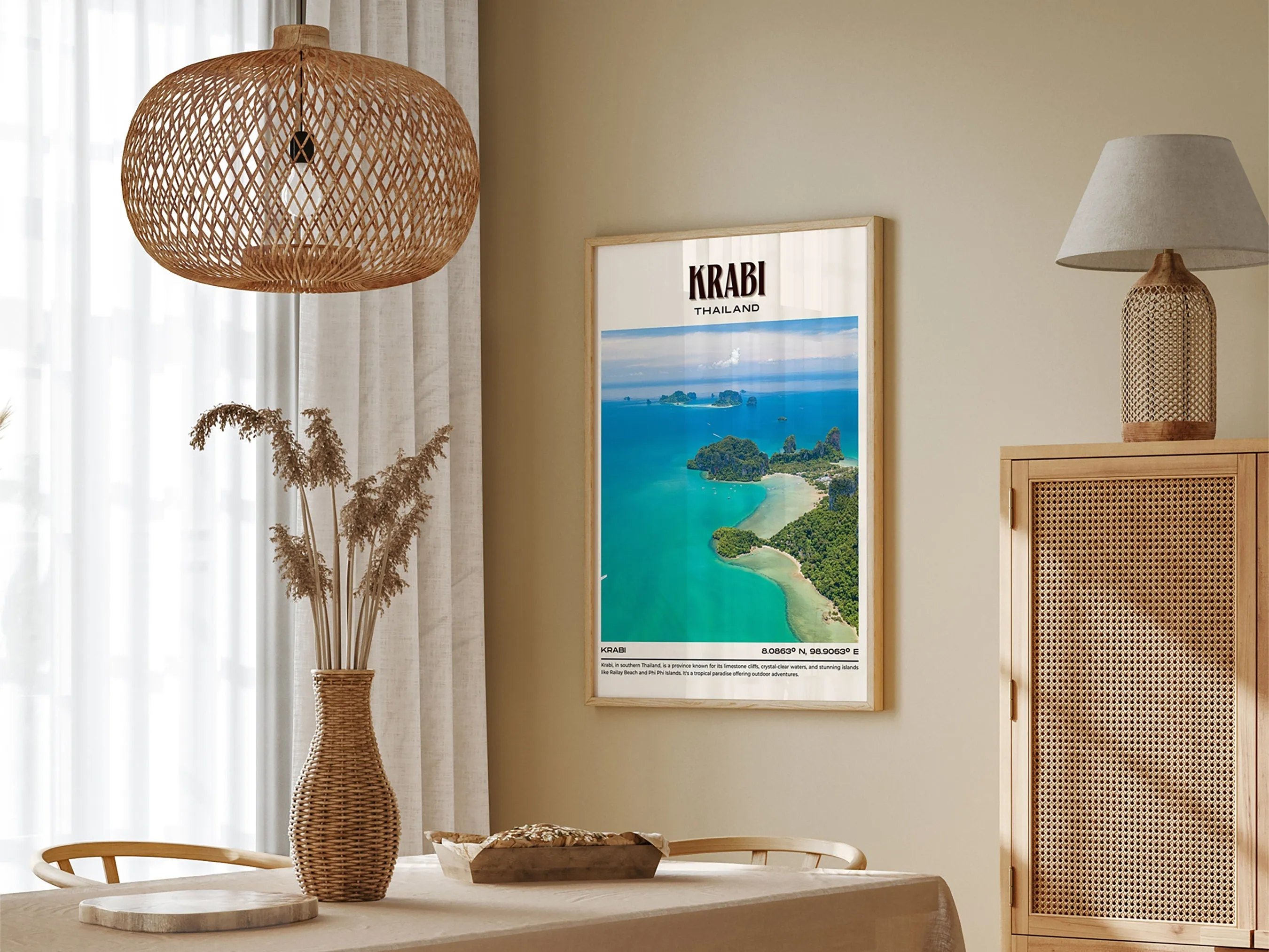 Krabi Vintage Wall Art, Thailand