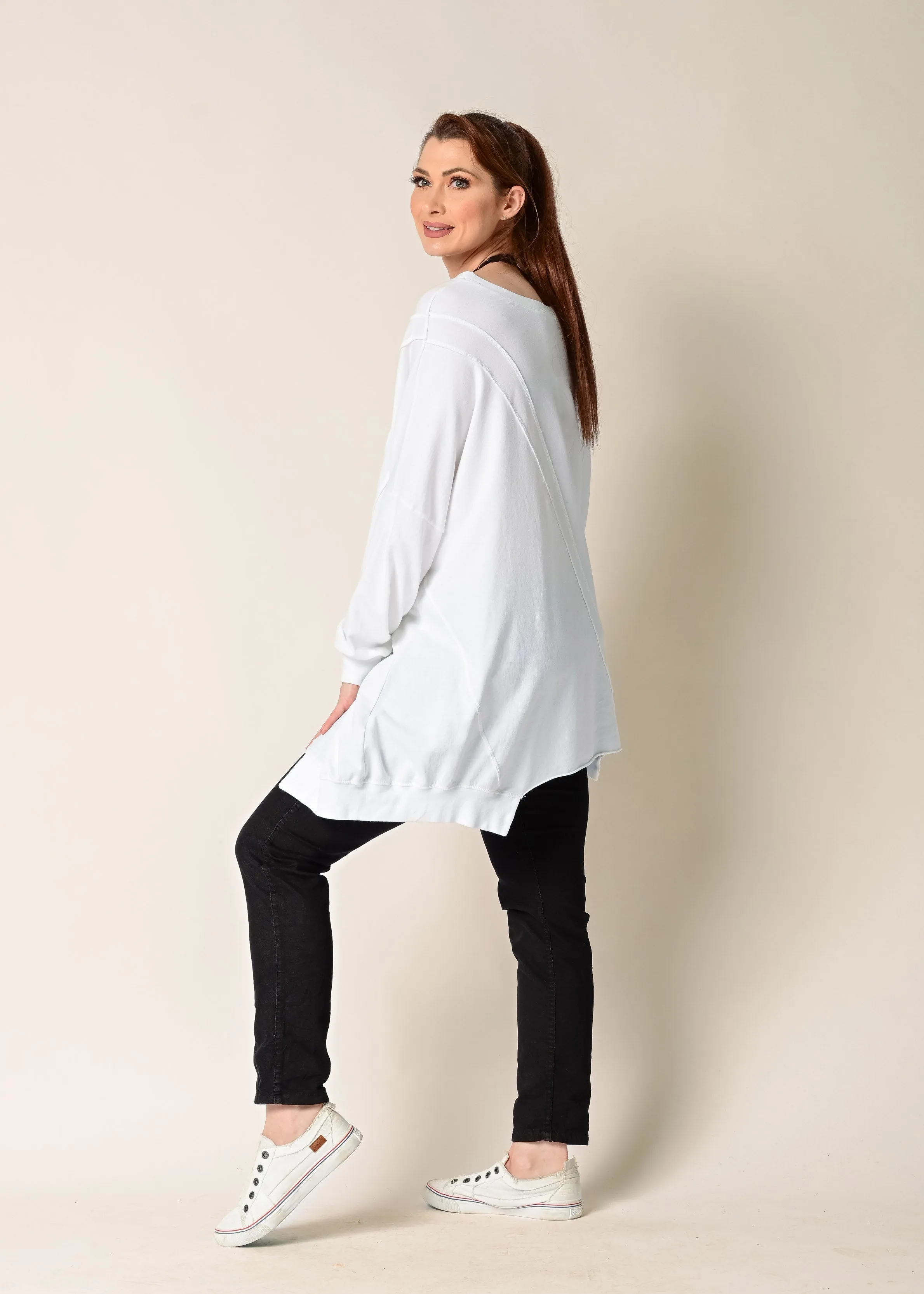 Kristina Top in White