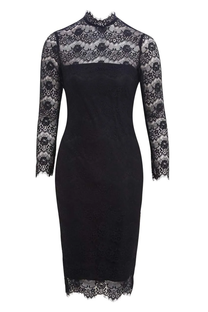 Lace Long Sleeve Bodycon
