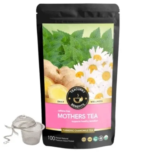 Lactation Tea - Mothers Tea with Diet Chart to help with Breast Milk Tea to Increase Milk Supply