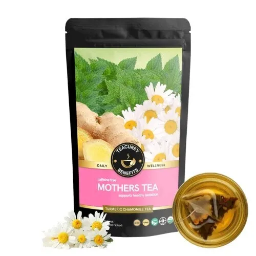 Lactation Tea - Mothers Tea with Diet Chart to help with Breast Milk Tea to Increase Milk Supply