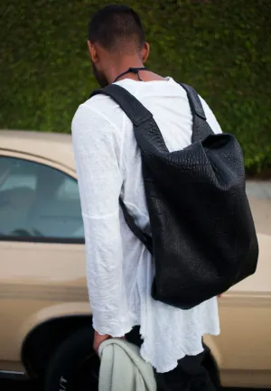 Lambskin Leather Morpheus Convertible Backpack
