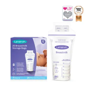 LANSINOH BREASTMILK STORAGE BAGS /25 BAG