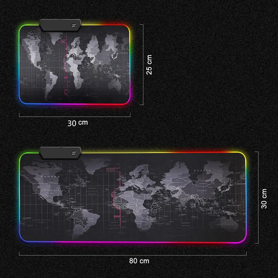 Large Gaming Mousepad RGB Backlit