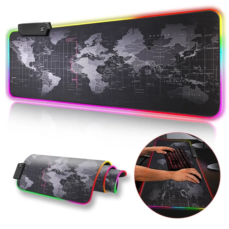 Large Gaming Mousepad RGB Backlit