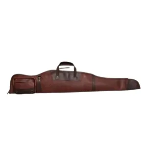 Leather Rifle Case With Sliding Shoulder Pad
