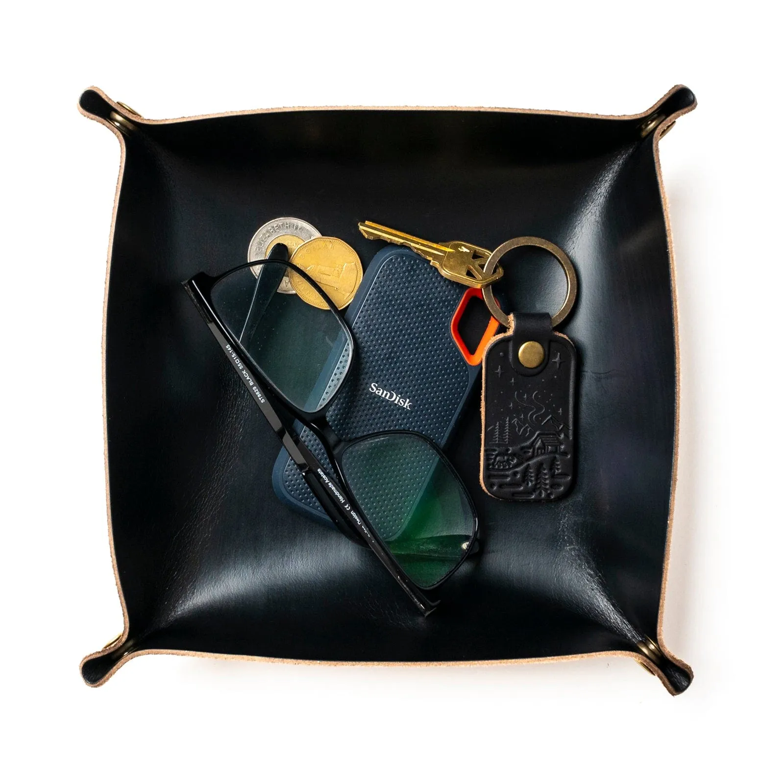 Leather Valet Tray