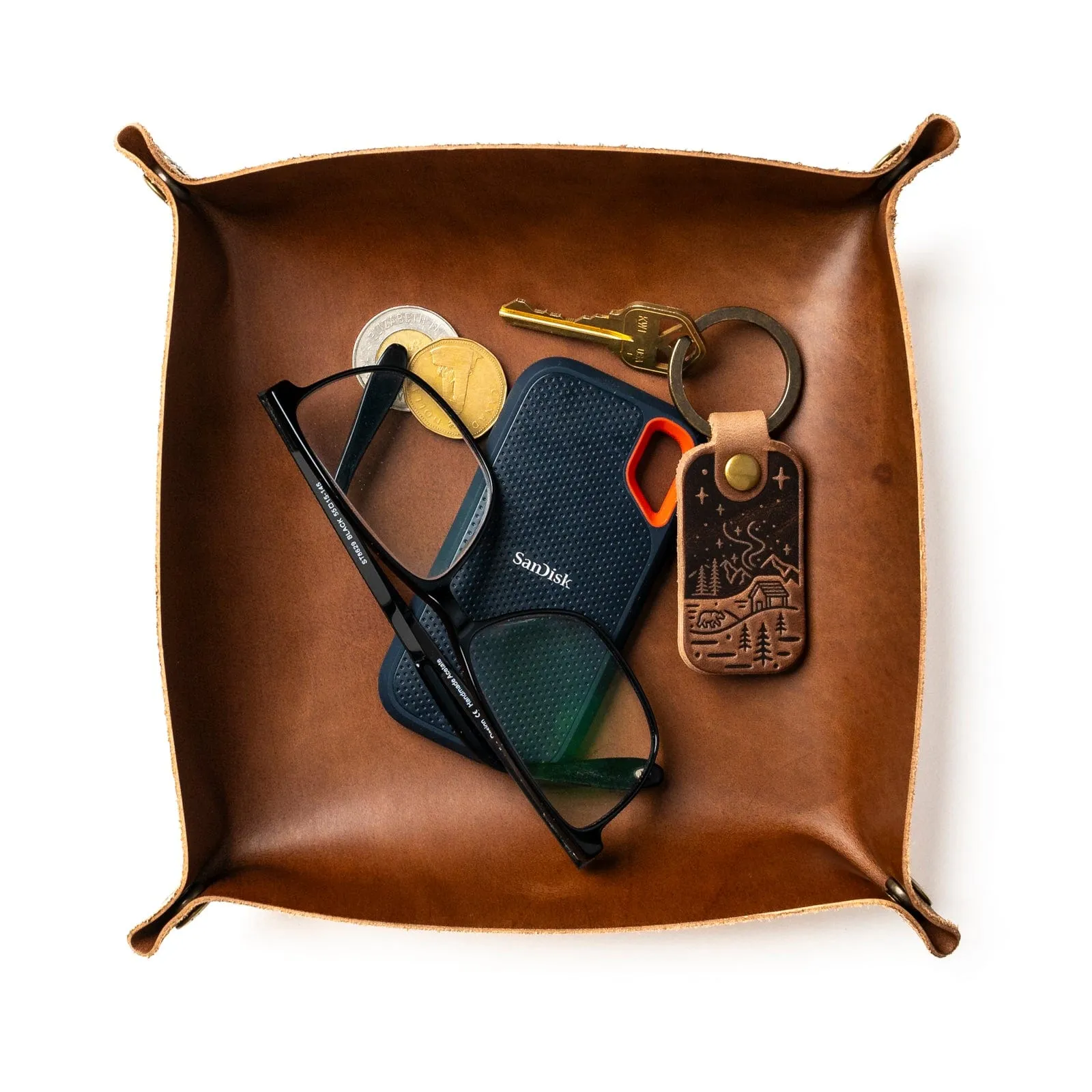 Leather Valet Tray