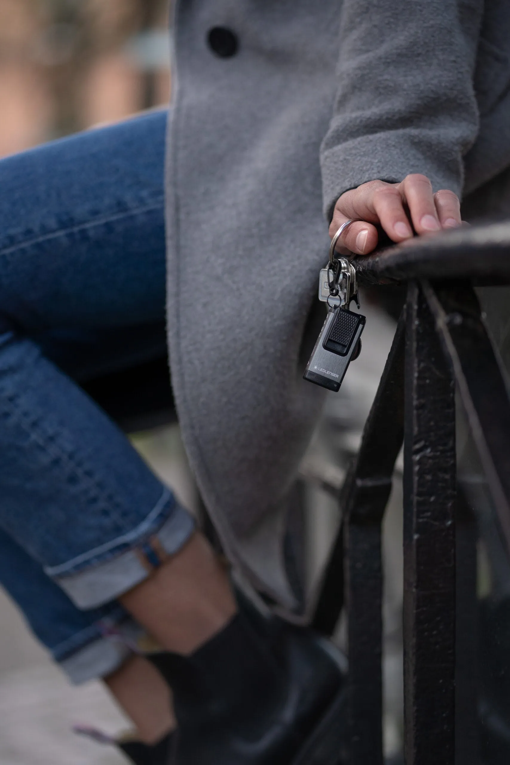 Ledlenser - K4R Gray USB Keychain Light - Q8OVL