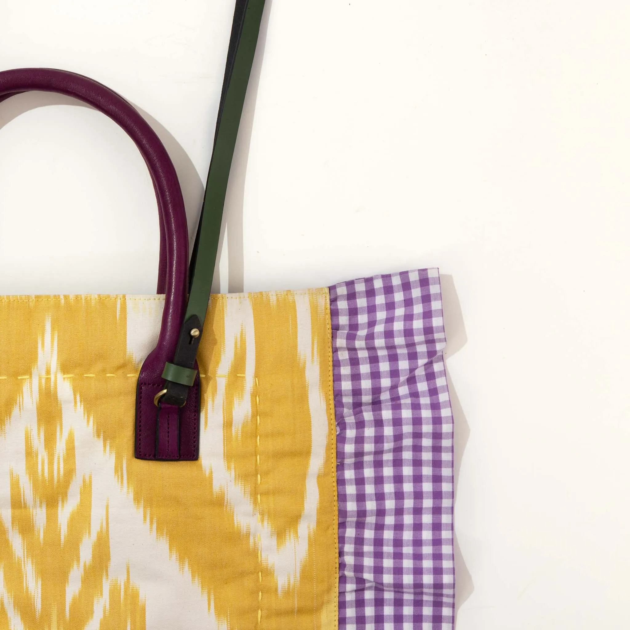Lemon Lavender Uzbeki Tote