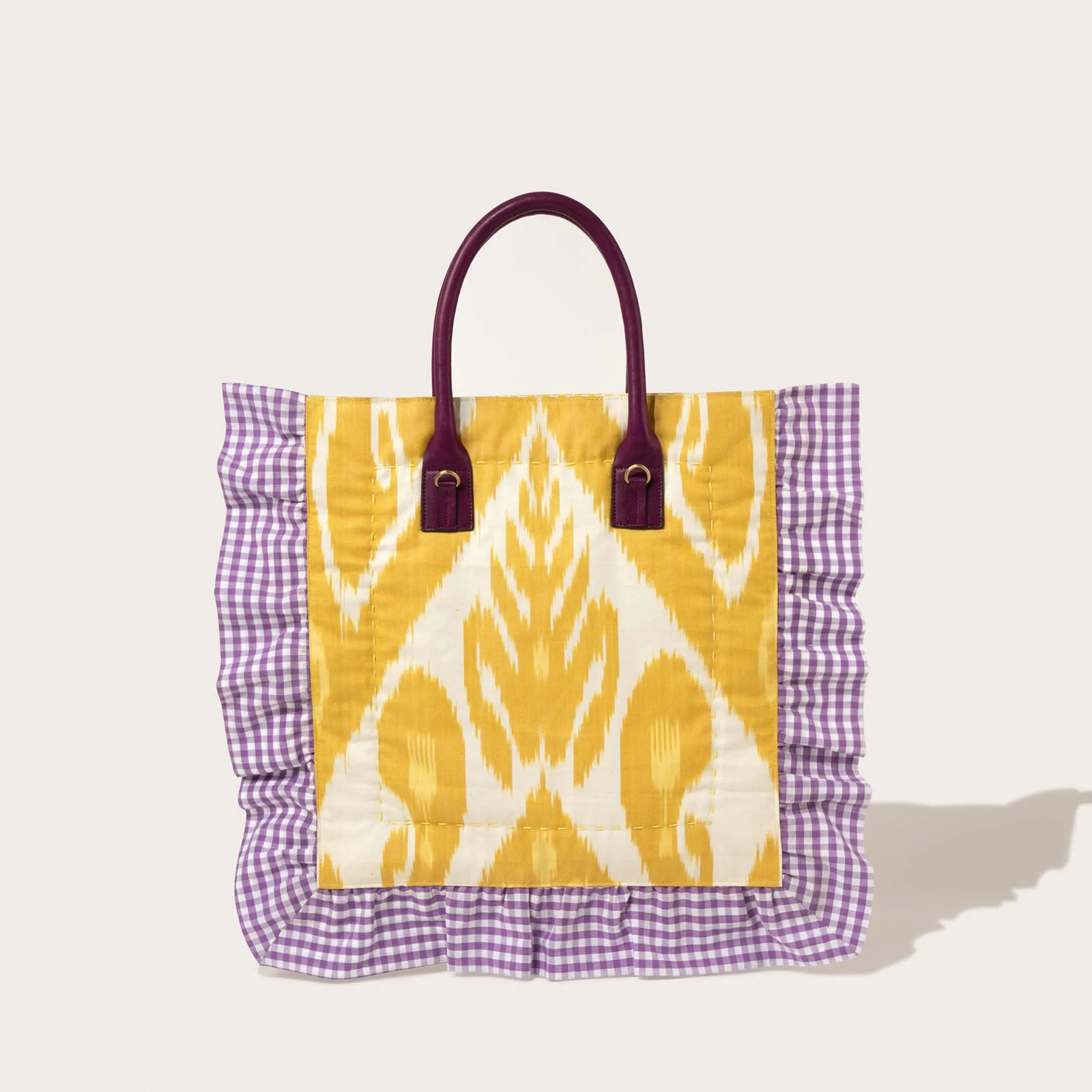 Lemon Lavender Uzbeki Tote