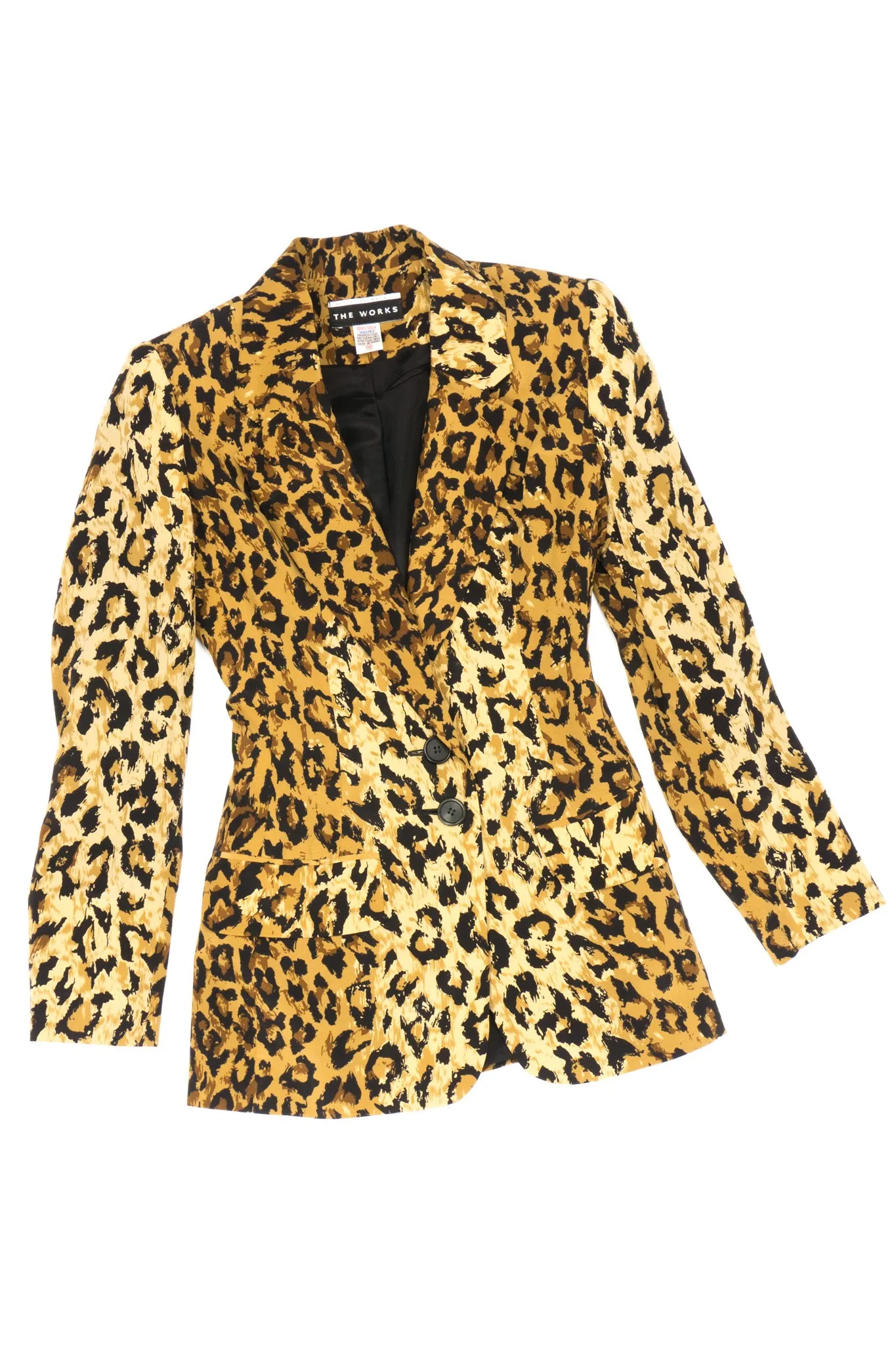 Leopard Silk Blazer