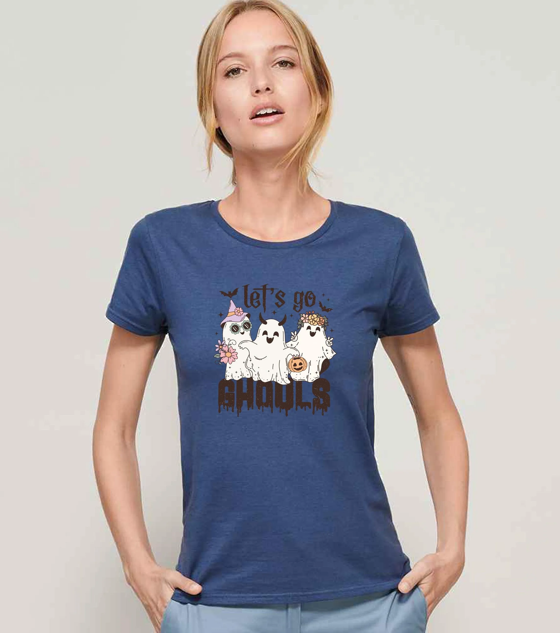 Lets go ghouls Ladies T-shirt