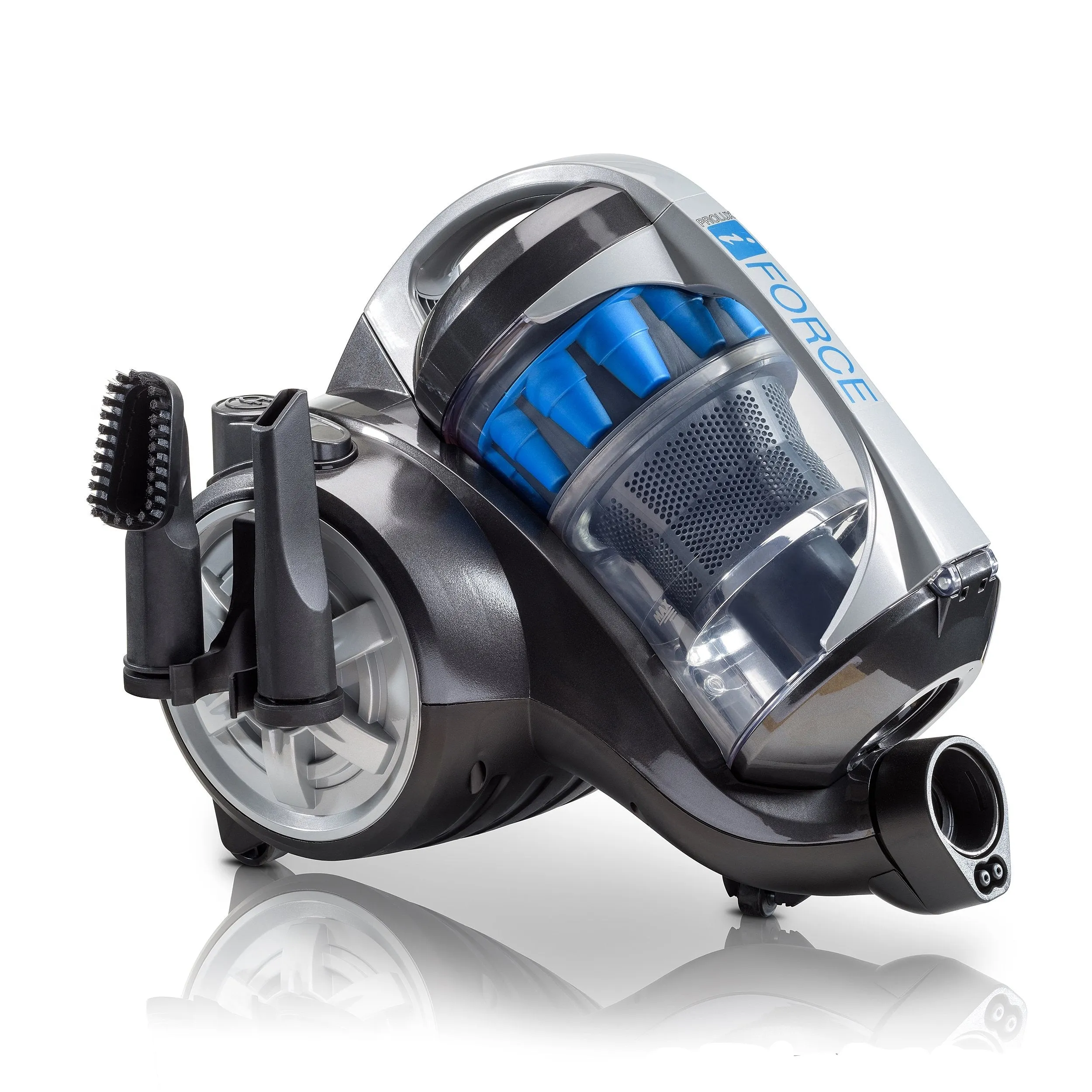 Lightweight Bagless Prolux IForce Canister Vacuum Cleaner w/ Power Nozzle & 3 YR Waranty