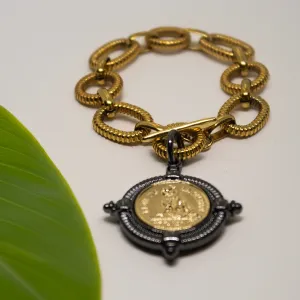 Lion Coin Bracelet