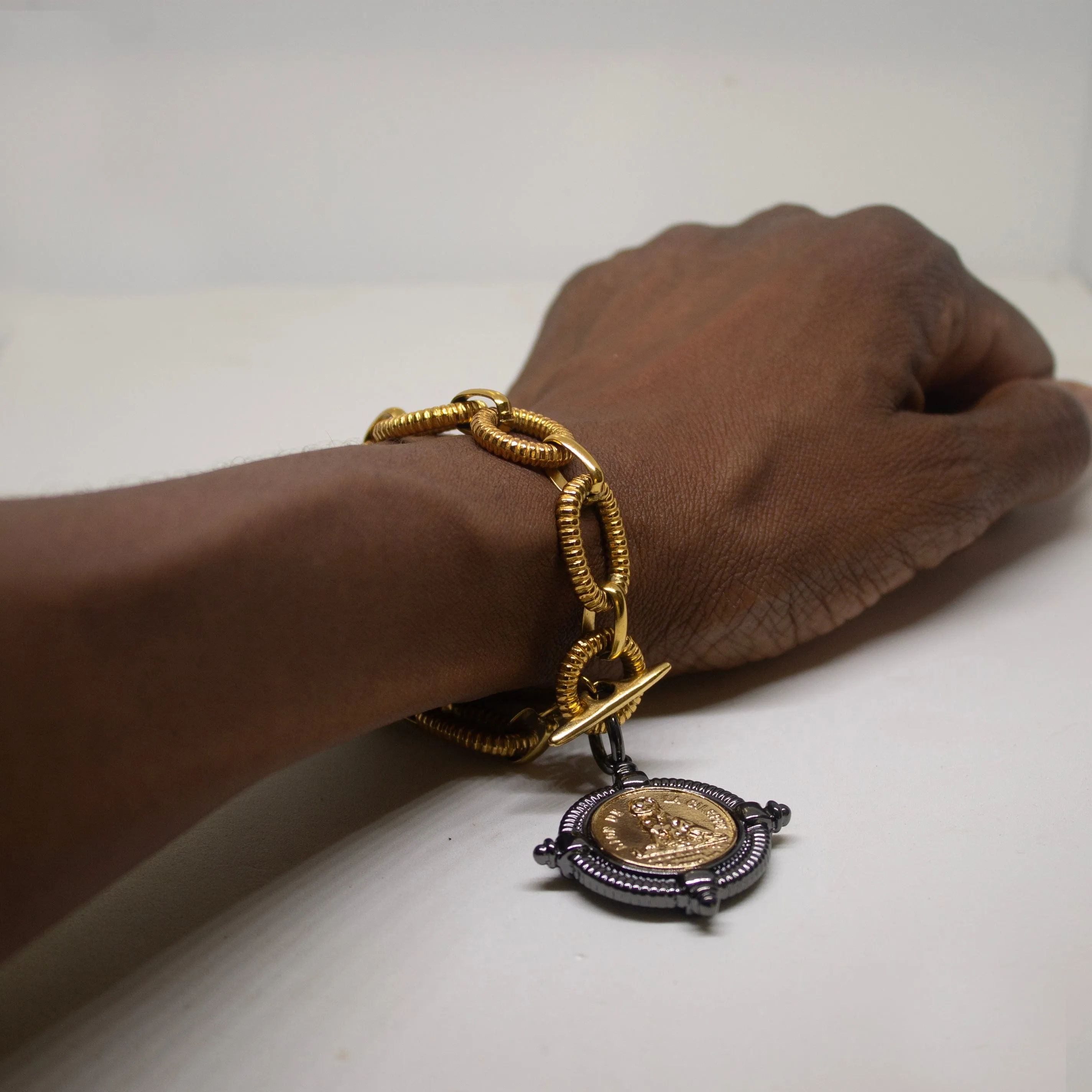 Lion Coin Bracelet