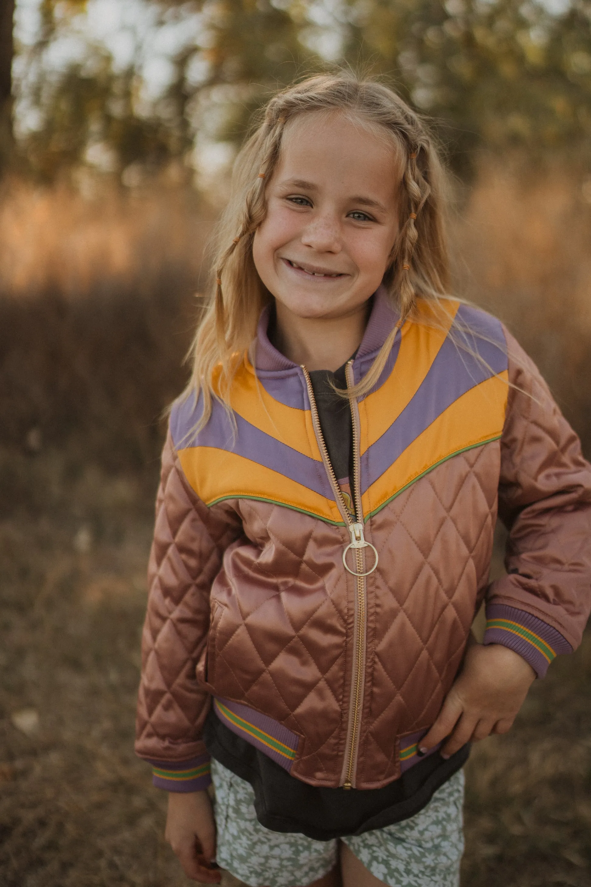 Little Girl's Pink Sunset Jacket