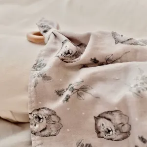 Little Koala Living - Wombat & Eucalyptus Bamboo Comforter