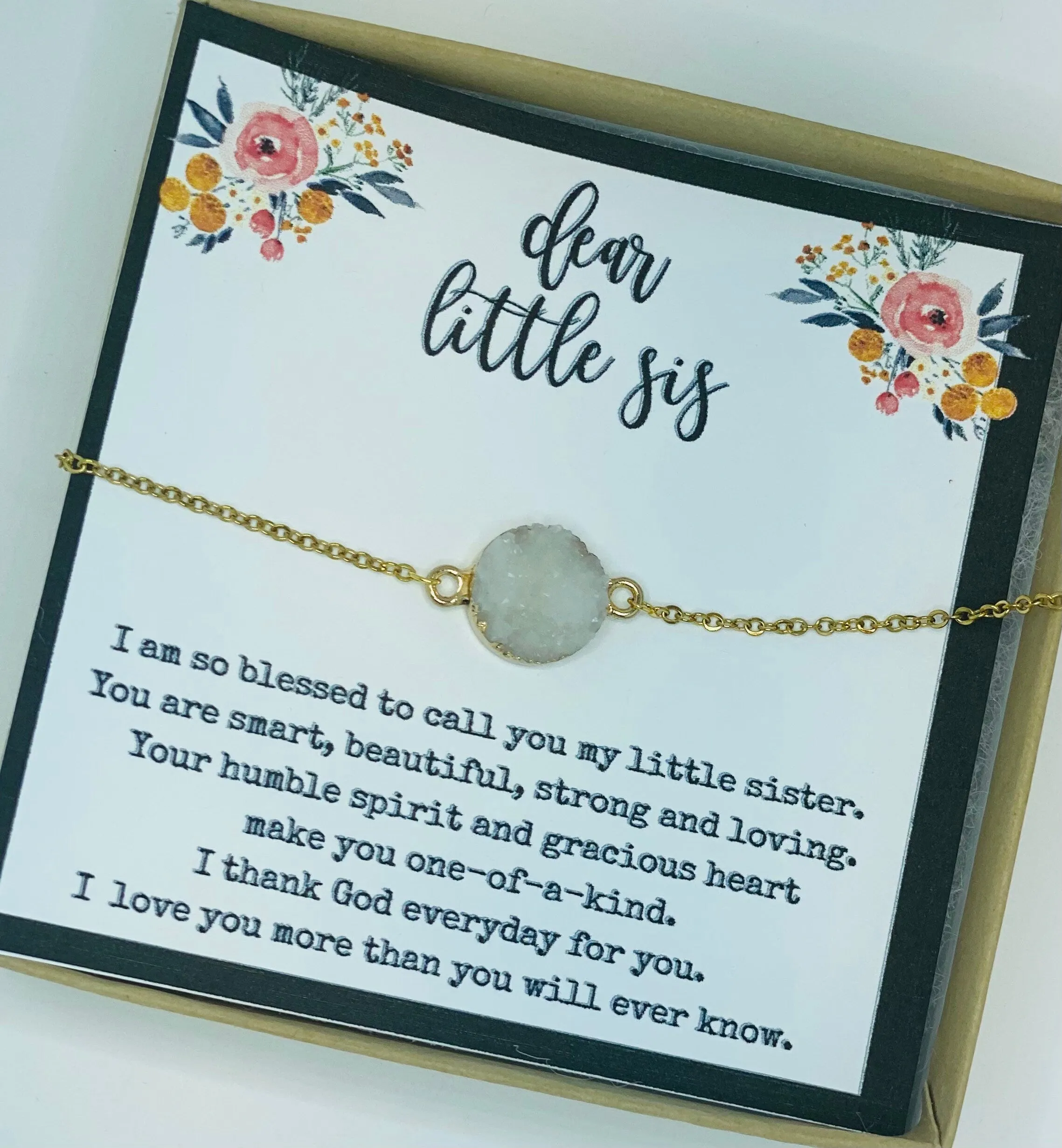 Little sister necklace, Sister jewelry, Sister necklace, Sister gift, Sister quotes, Gift for sister, Younger sister, Jewelry for sister