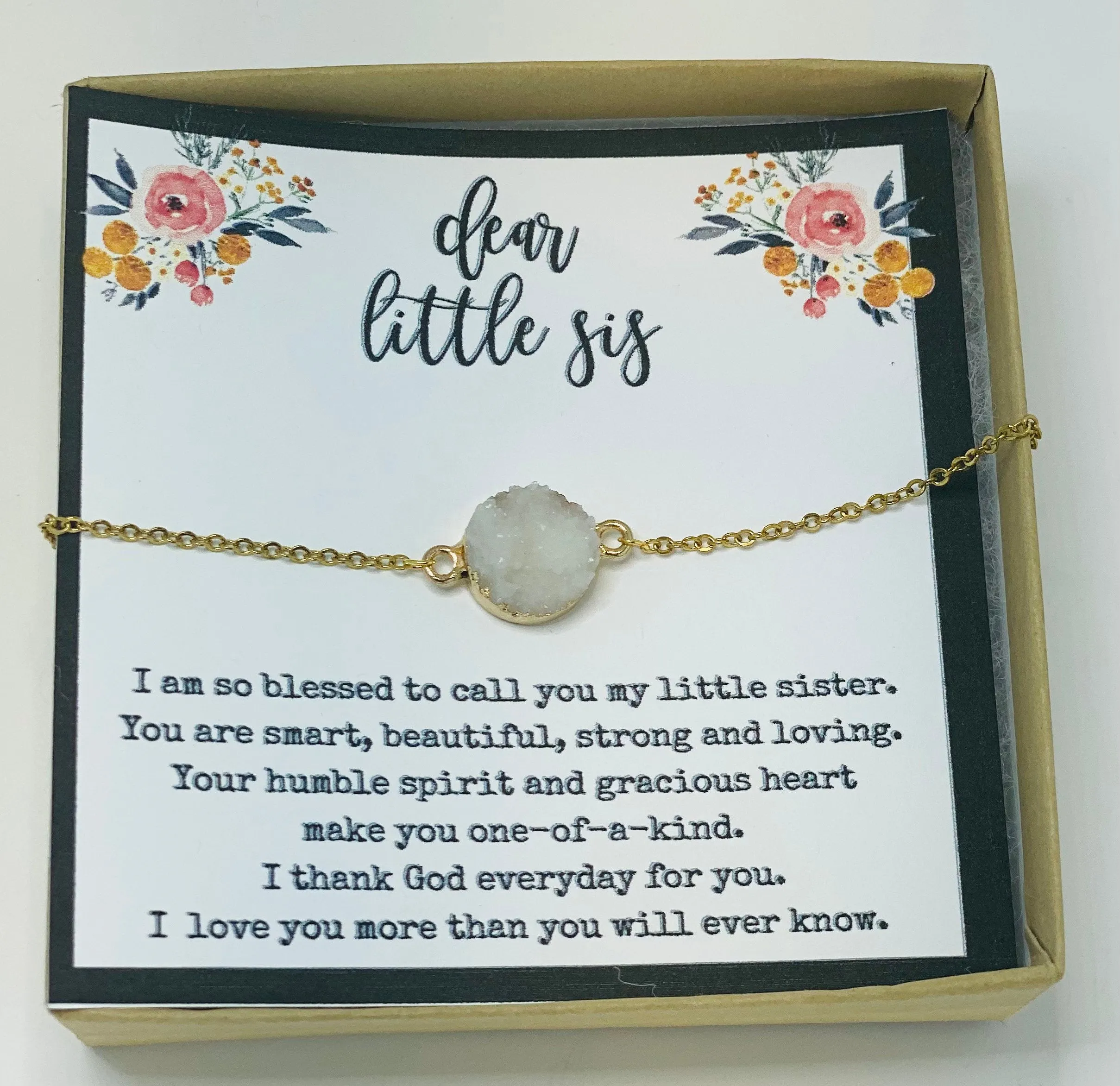 Little sister necklace, Sister jewelry, Sister necklace, Sister gift, Sister quotes, Gift for sister, Younger sister, Jewelry for sister