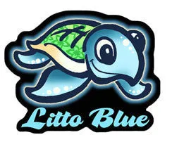 Litto Blue Honu decal