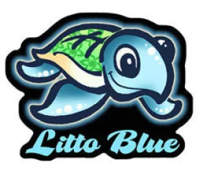 Litto Blue Honu decal