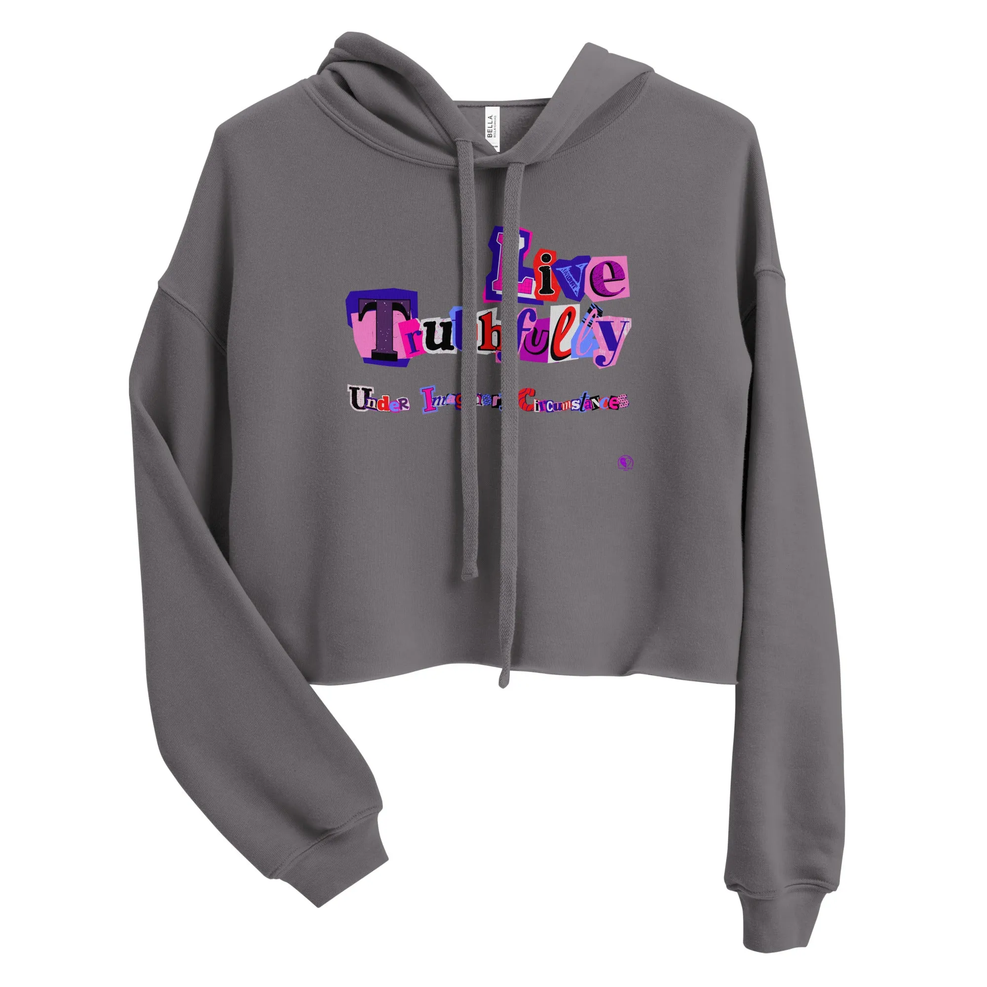 Live Truthfully Scrapbook - Printed - Crop Hoodie
